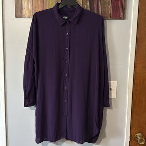 Lands end swim cover up dress medium/large NWOT